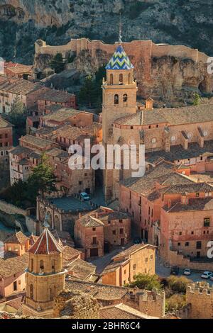 Cattedrale di Albarracín a Albarracín, Spagna Foto Stock