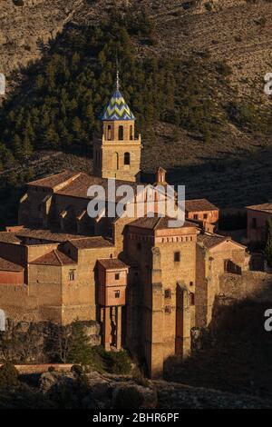 Cattedrale di Albarracín a Albarracín, Spagna Foto Stock