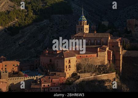 Cattedrale di Albarracín a Albarracín, Spagna Foto Stock