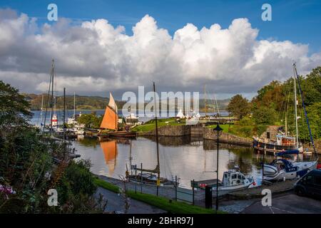 Bacino del canale Crinan, Argyll Foto Stock