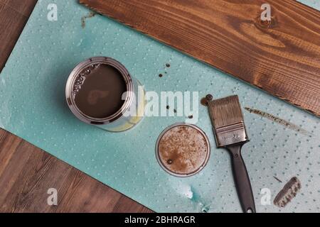 Tela legno asse legname Foto Stock