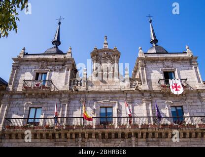 Casa barroca constorial. Ponferrada. León. Castilla León. España. Foto Stock