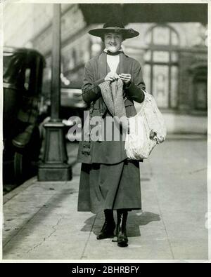 Vintage foto di persone a maglia Foto Stock