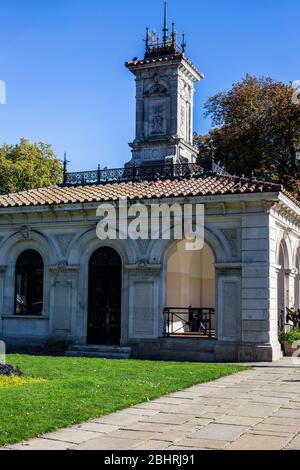 Summer House, Italian Gardens, Hyde Park, Londra, Regno Unito Foto Stock