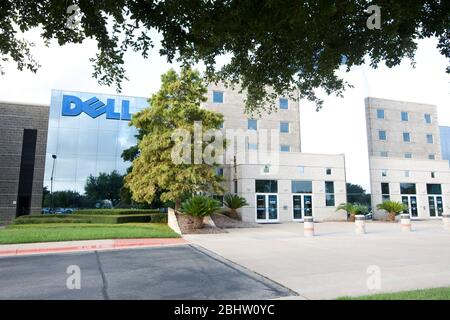 Sede centrale di Dell computer a Round Rock, Texas, settembre 2010. ©Bob Daemmrich Foto Stock