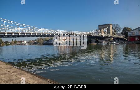 Marlow e Bourne terminano lungo il Tamigi - Regno Unito Foto Stock