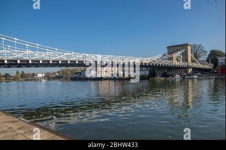 Marlow e Bourne terminano lungo il Tamigi - Regno Unito Foto Stock