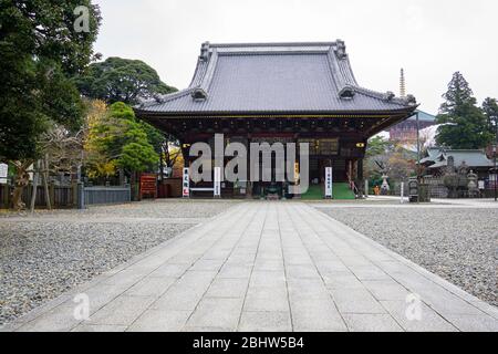 Il Tempio di Naritasan Shinshoji era annesso al Parco Naritasan nella città di Narita, è un grande e molto popolare complesso di templi buddisti nella città di Narita, è Foto Stock