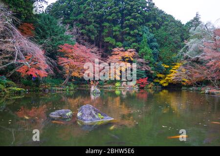 Il Tempio di Naritasan Shinshoji era annesso al Parco Naritasan nella città di Narita, è un grande e molto popolare complesso di templi buddisti nella città di Narita, è Foto Stock