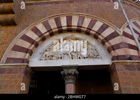 MUMBAI, INDIA - 7 febbraio 2019: Edifici del mercato Arthur Crawford (ex Bombay) a Mumbai, India Foto Stock