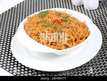 Riso Kabsa Foto Stock