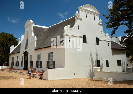 Storica tenuta del vino Groot Constantia, Città del Capo, Sud Africa Foto Stock
