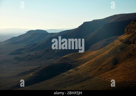 Passo di Gannaga, Parco Nazionale Tankwa Karoo, Sudafrica Foto Stock