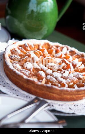 Crostata di mele classica francese - Foto Stock