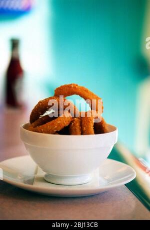 Anelli di cipolla - Foto Stock