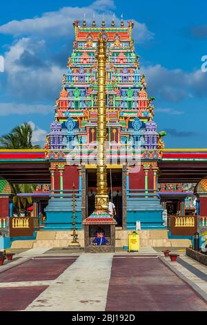 Nadi, Figi, 6 gennaio 2020: Esterno del Tempio Hindu di Sri Siva Subramaniya. Foto Stock