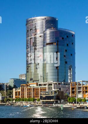 L'hotel Carlton Ritz si trova sulla Elizabeth Quay Perth, Australia Occidentale. Foto Stock