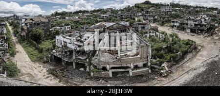 Marawi dopo la guerra, Mindanao, Filippine Foto Stock