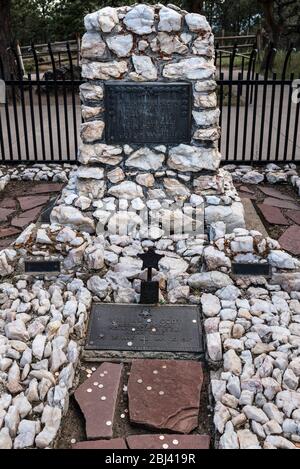 Buffalo Bill grave sito a Lookout Mountain in Golden. Foto Stock