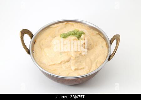 Kofta malai bianco con sugo di carne Foto Stock