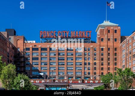 Ponce City Market ad Atlanta in Georgia. Foto Stock