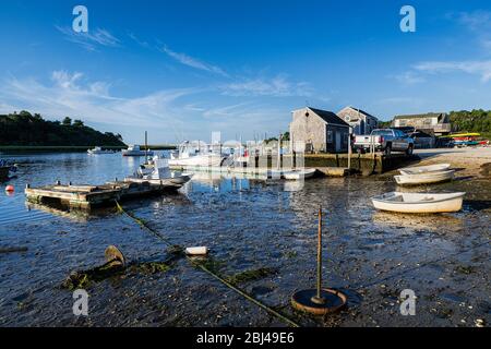 Oyster River, barca a Chatham a Cape Cod. Foto Stock