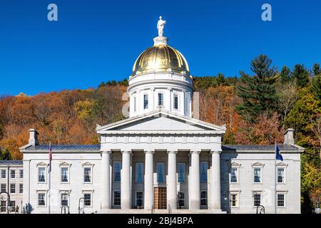 Vermont state House a Montpelier in Vermont. Foto Stock