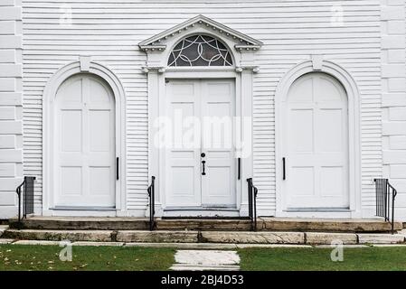 Vecchia prima chiesa a Bennington. Foto Stock