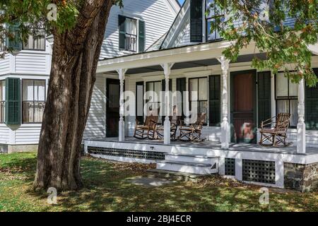 Calvin Coolidge Homestead. Foto Stock