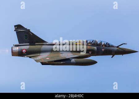 Il Mirage dell'aeronautica francese 2000D in camuffamento. Foto Stock