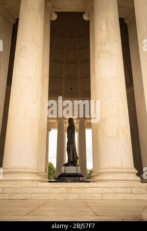 Thomas Jefferson Memorial sul National Mall a Washington DC USA Foto Stock