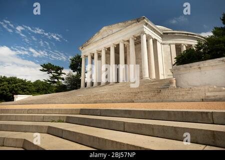 Thomas Jefferson Memorial sul National Mall a Washington DC USA Foto Stock