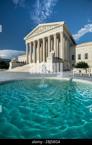 Americas Corte suprema di diritto la Corte suprema a Washington DC Stati Uniti Foto Stock