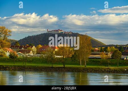 Autunno nella valle di Wachau - Abbazia di Gottweig, Valle di Wachau, vicino a Krems, bassa Austria, Austria Foto Stock