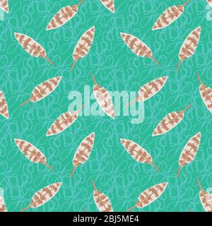 partridge sfuma il pattern vettoriale senza giunture Illustrazione Vettoriale