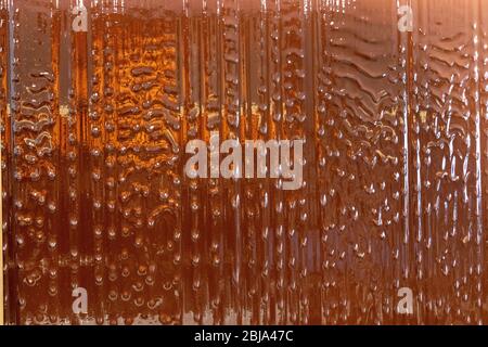 primo piano di una cascata di cioccolato in un ice cafe a palma, maiorca, spagna. Foto Stock