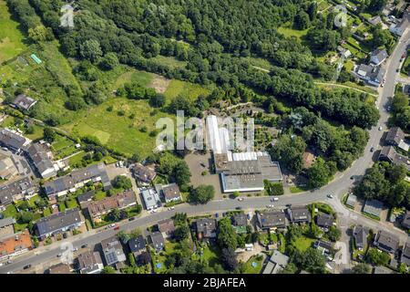 , Garden Centre Johannes Vogel a Essen, 23.06.2016, vista aerea, Germania, Renania settentrionale-Vestfalia, Area della Ruhr, Essen Foto Stock