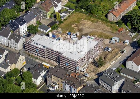 , edificio della residenza di Belia GmbH Auf dem Dahlacker, 23.06.2016, vista aerea, Germania, Renania Settentrionale-Vestfalia, Area della Ruhr, Bochum Foto Stock