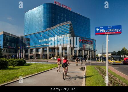 Hotel Rzeszow e centro commerciale, Rzeszow, Malopolska aka Lesser Polonia regione, Polonia Foto Stock