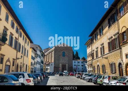 FIRENZE, 14 APRILE 2013: Santa Maria del Carmine è una chiesa dell'Ordine Carmelitano, nel quartiere Oltrarno di Firenze. Foto Stock