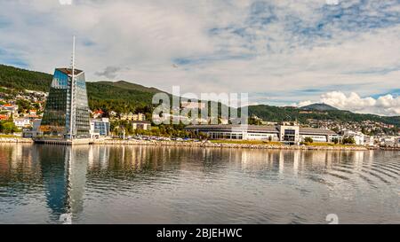 Nel Midfjorden vicino a Molde, Norvegia Foto Stock