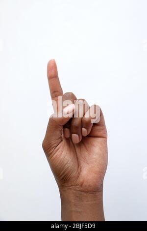 conteggio delle mani delle donne africane nere Foto Stock