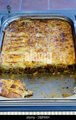 una padella per pasticcio a cottura lenta Foto Stock