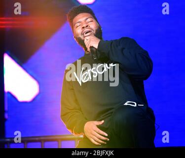 22 MAGGIO: Khalid si esibisce durante il Roxy Tour presso l'Infinite Energy Arena il 22 maggio 2018 a Duluth, Georgia. CREDITO: Chris McKay / MediaPunch Foto Stock