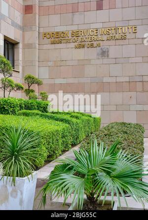 New Delhi / India - 20 settembre 2019: L'Istituto di Servizio estero (FSI) del Ministero degli Affari Esteri dell'India è l'istituto di Nuova Delhi Foto Stock