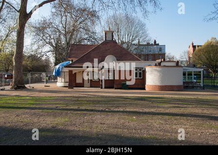 Bishops Garden Tea House, Bishop's Park, Bishop's Ave, Fulham, Londra SW6 6EA Foto Stock