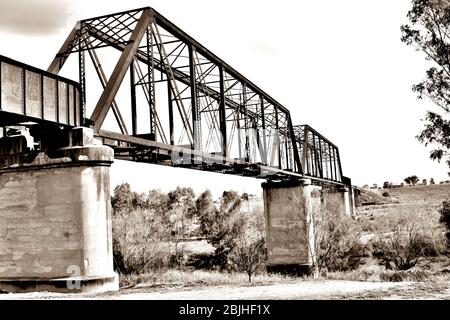 viadotto bianco e nero 3 Foto Stock