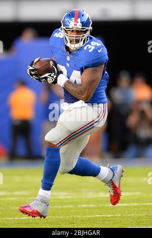 15 settembre 2013: New York Giants Running back Brandon Jacobs (34) corre il pallone durante una settimana 2 NFL di incontri tra i Denver Broncos e il New Foto Stock