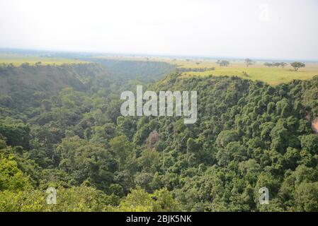 Centri turistici in Uganda, Africa Centrale. Foto Stock