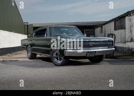 1967 Dodge Caricabatterie classica auto muscolo americano Foto Stock